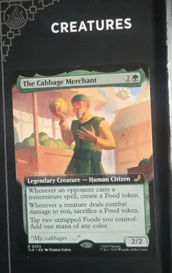 MTG - The Cabbage Merchant - Avatar, The Last Airbender - Extended Art - Image 1