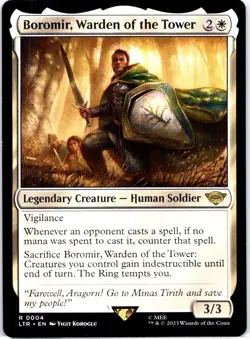 #4 Boromir, Warden of the Tower Universes Beyond LOTR Tales of Middle-earth Rare - Image 1