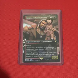 Barret, Avalanche Leader 472 Borderless Chocobo Track Foil Final Fantasy MTG NM - Image 1