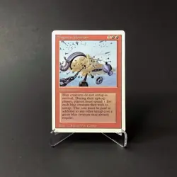 Magic: The Gathering Magnetic Mountain MTG Revised Edition Vintage 1994 MP - Image 1