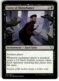 Curse of Disturbance Commander 2017 Regular MTG - Image 1