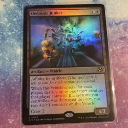 Demonic Junker (FOIL) x1 - MTG Aetherdrift DFT #83 - Image 1