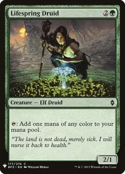 1x Lifespring Druid NM Eng MTG - The List - Image 1