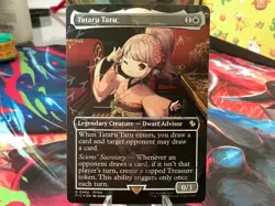 Tataru Taru (Borderless) (Chocobo Track Foil) Commander: Final Fantasy 0466 MTG - Image 1