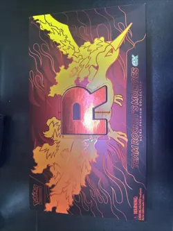 Pokemon Team Rocket’s Moltres EX UPC- Accessories & Box Only - Image 1