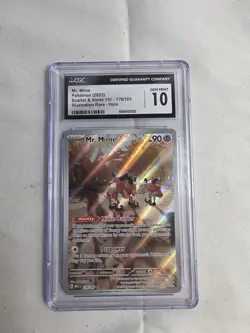 Pokemon TCG - Mr. Mime 179/165 Scarlet & Violet 151 English CGC Gem Mint 10 179 - Image 1