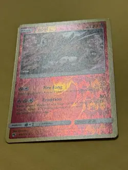 Pokemon TCG Entei Sun & Moon - Lost Thunder 47/214 Reverse Holo Rare Nm - Image 2