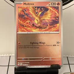 Moltres 014/094 Reverse Holo - Pokemon Phantasmal Flames PFL NM IN HAND - Image 1