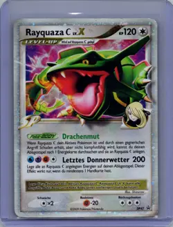 Pokemon Rayquaza C LV.X Diamond&Pearl Blackstar Promos DP47 PR Deutsch - Image 1