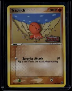Pokemon TCG Trapinch 68/108 Power Keepers Reverse Stamp MP - Image 1