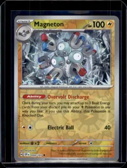 Magneton SV08: Surging Sparks Pokemon 059/191 Reverse Holo NM+ - Image 1