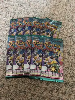 Pokemon TCG Japanese Battle Partners Pack Lot Of 10 - Image 1