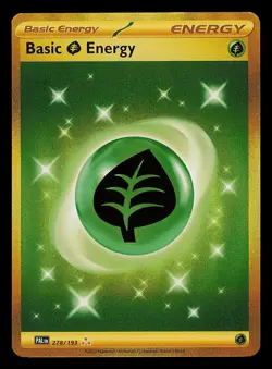 Grass Energy 278/193 S&V Paldea Evolved Gold Hyper Rare Holo Pokemon TCG 2023 NM - Image 1