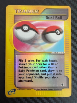 Pokemon TCG Dual Ball 139/165 Expedition Base Set Reverse Holo DMG - Image 1