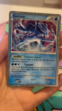 Pokemon Suicune Holo SL11 2011 Call of Legends NM/LP - Image 2