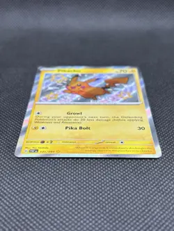 Pikachu 131/091 Paldean Fates Holo Rare Pokemon TCG - Image 3