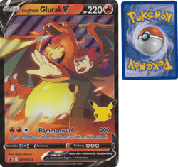 Pokemon XXL Jumbo Karte Siegfrieds Glurak V SWSH133 - Deutsch - Oversized Card - Image 1