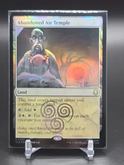 MTG Abandoned Air Temple 0263 Avatar: The Last Airbender (TLA) Rare Foil Land - Image 1