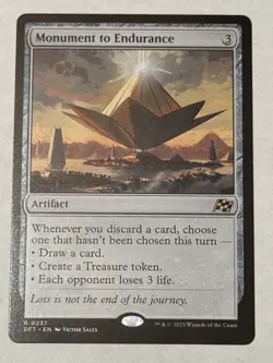 Monument to Endurance - NM - Aetherdrift DFT - MTG - Image 1