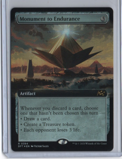 Monument to Endurance Boarderless Extended 0394 NM MTG Aetherdrift Magic FOIL SP - Image 1