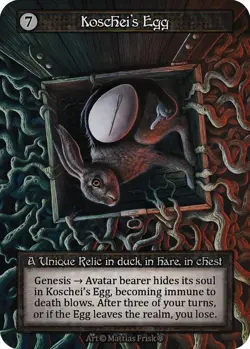 Sorcery: Contested Realm Koschei's Egg Unique Regular NM (GT) - Image 1