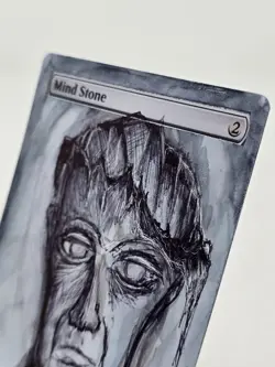 ALTERED - MIND STONE - Commander Magic The Gathering - *Altered Hand Painted * - Image 5