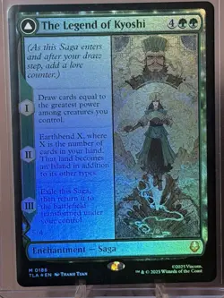 Avatar MTG - The Legend of Kyoshi - FOIL - Avatar: the Last Airbender Mythic 186 - Image 2