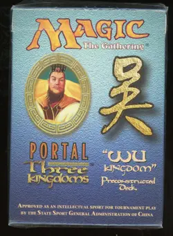 1999 MTG Magic the Gathering Portal Three Kingdoms WU Kingdom Deck Sealed - Image 1