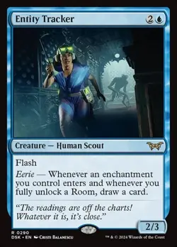 1x Entity Tracker (#290) NM Eng MTG - Duskmourn: House of Horror - Image 1