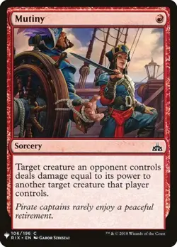 1x Mutiny NM Eng MTG - The List - Image 1