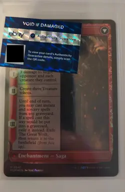 Serialized Foil Urabrask / The Great Work - Number 177, March Machines MtG Magic - Image 2
