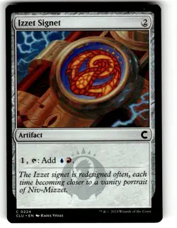 Izzet Signet #224 (NM) Ravnica Clue CLU Magic MTG - Image 1