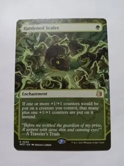 1 x Hardened Scales - Wilds of Eldraine: Enchanting Tales - NM-Mint - MTG - Image 1