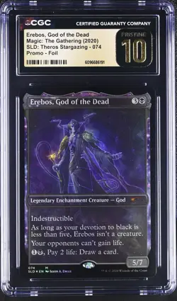 EREBOS, GOD OF THE DEAD Secret Lair Foil Stargazing CGC Pristine 10 MTG - Image 1
