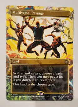 Mtg Spider-Man Multiversal Passage Borderless NM - Image 1