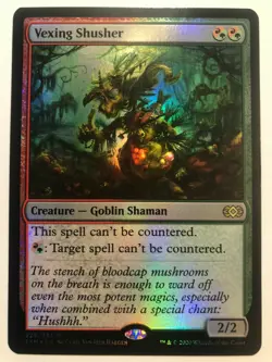 MTG FOIL NM Vexing Shusher/ Double Masters/ FOIL - Image 1