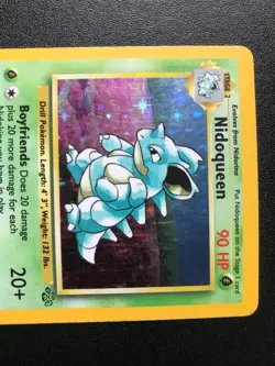 Nidoqueen 7/64 Jungle set 1999 Pokemon holo card - Image 2