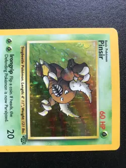 Pinsir 9/64 Jungle set 1999 Pokemon holo card - Image 2