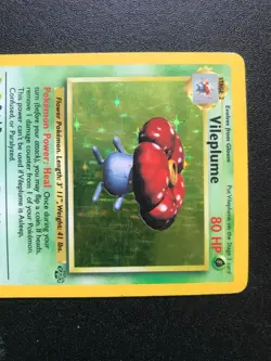 Vileplume 15/64 Jungle set 1999 Pokemon holo card - Image 2