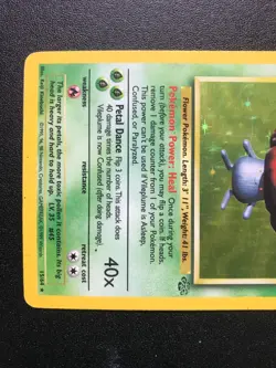 Vileplume 15/64 Jungle set 1999 Pokemon holo card - Image 3