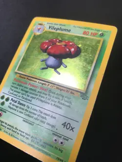 Vileplume 15/64 Jungle set 1999 Pokemon holo card - Image 4