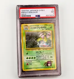Pokemon Erika's Venusaur Gym 2 Japanese Holo Rare #003 PSA 7 - Image 1