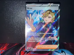 Briar 163 2024 Pokemon Stellar Crown Full Art Trainer Ultra Rare Card NM+ - Image 1