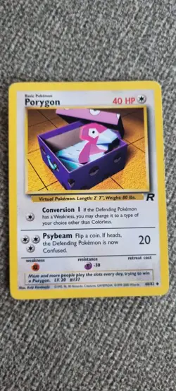Porygon- Pokemon TCG - MP - Uncommon - Team Rocket 48/82 - Image 1