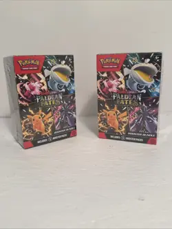 Pokemon Scarlet & Violet PALDEAN FATES Booster Bundle Box SEALED LOT OF 2 - Image 1