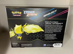 Pokemon Crown Zenith Regieleki V Collection Box - Factory Sealed - Image 2