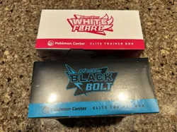 Pokemon Center Black Bolt & White Flare Elite Trainer Box ETB Set New Sealed - Image 5
