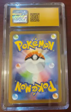CGC 10 PRISTINE POKEMON Japanese Black Flame - Lechonk 120/108 Art Rare - Image 2