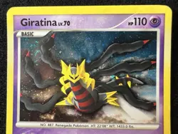 Giratina Lv. 70 28/127 DPPt Platinum Exclusive Holo Rare Pokemon SWIRL ?? - LP - Image 3