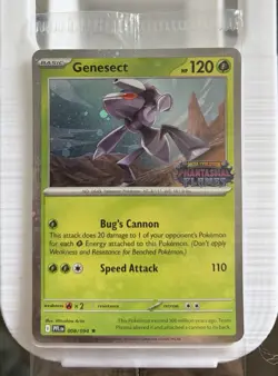 Pokemon Genesect 008 Mega Evolution Phantasmal Flames Stamp Promo - Image 1